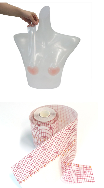Transparent Double Sided Clear Boob Tape Ladies Lift Roll Breast Tape