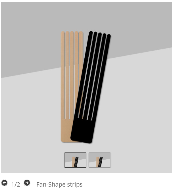 Special Die-Cut “FAN” Shape