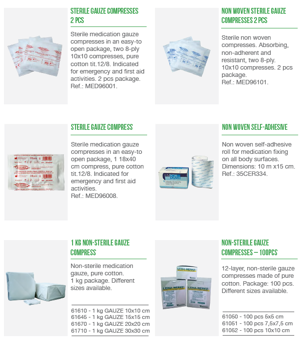 GAUZE COMPRESSES